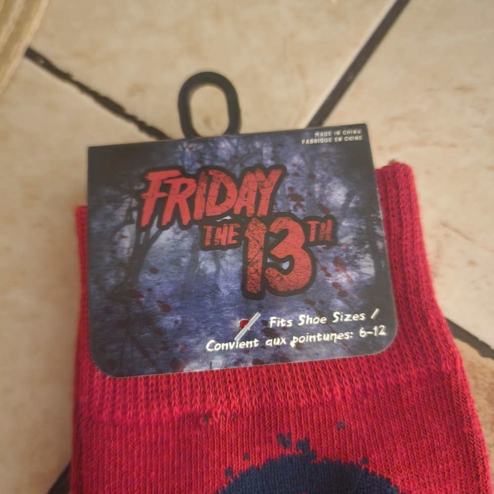 Friday 13th socks - Picture 2 of 2